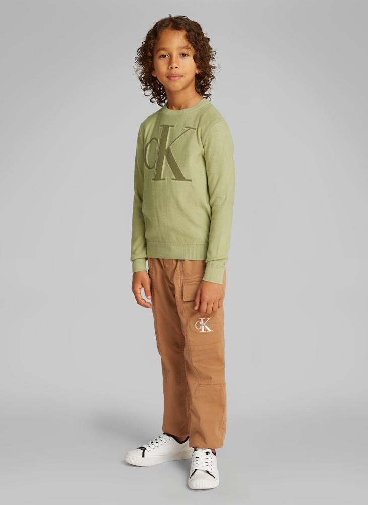 Calvin Klein Jeans Youth Graphic Logo Sweatshirt  - Image 1