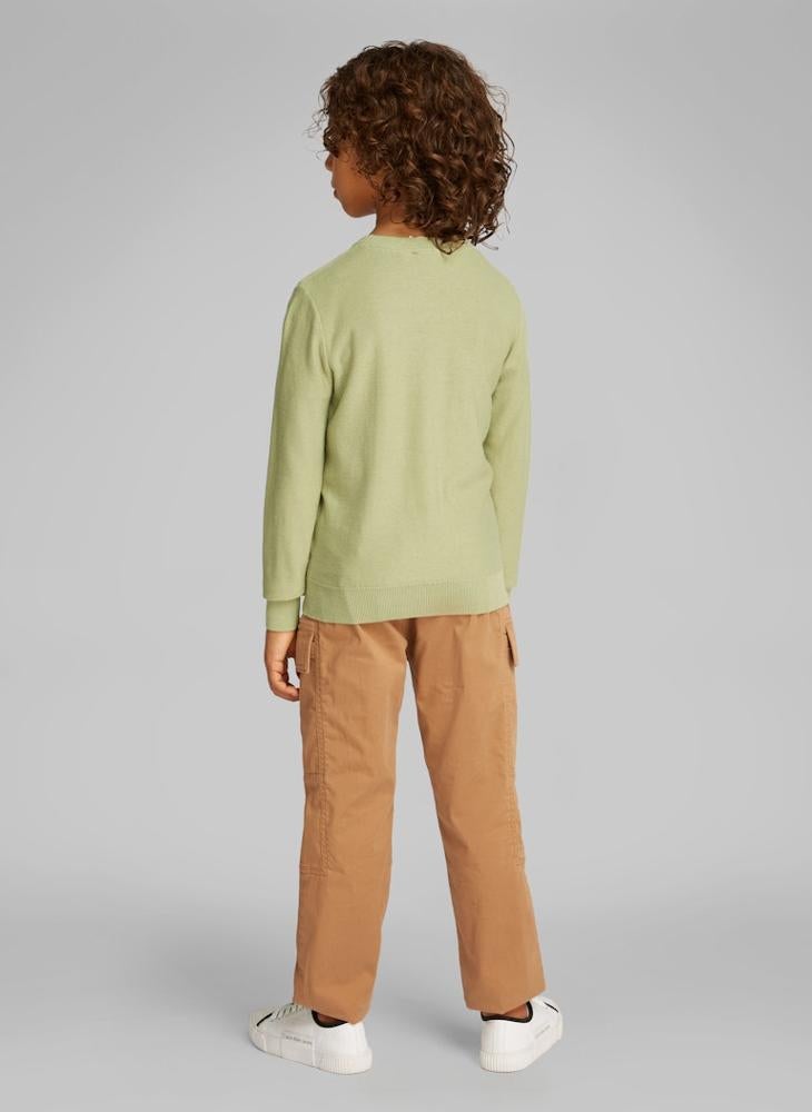 Calvin Klein Jeans Youth Graphic Logo Sweatshirt  - Image 2