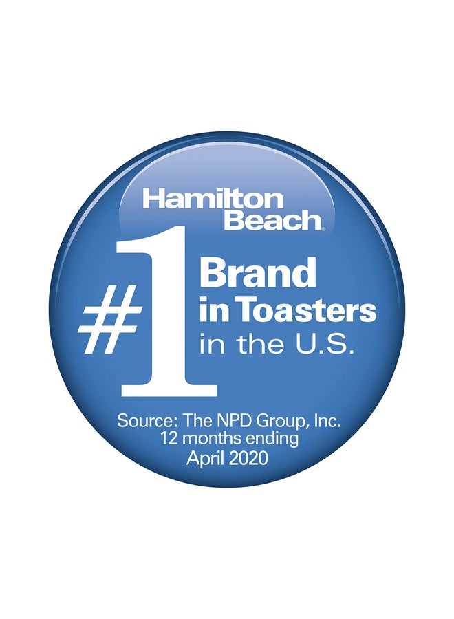 Hamilton Beach Hamilton Beach 2 Slice Toaster with Extra-Wide Slots, Bagel Setting, Toast Boost, Slide-Out Crumb Tray, Auto-Shutoff & Cancel Button, Defrost Function, Stainless Steel (22794)  - Image 4
