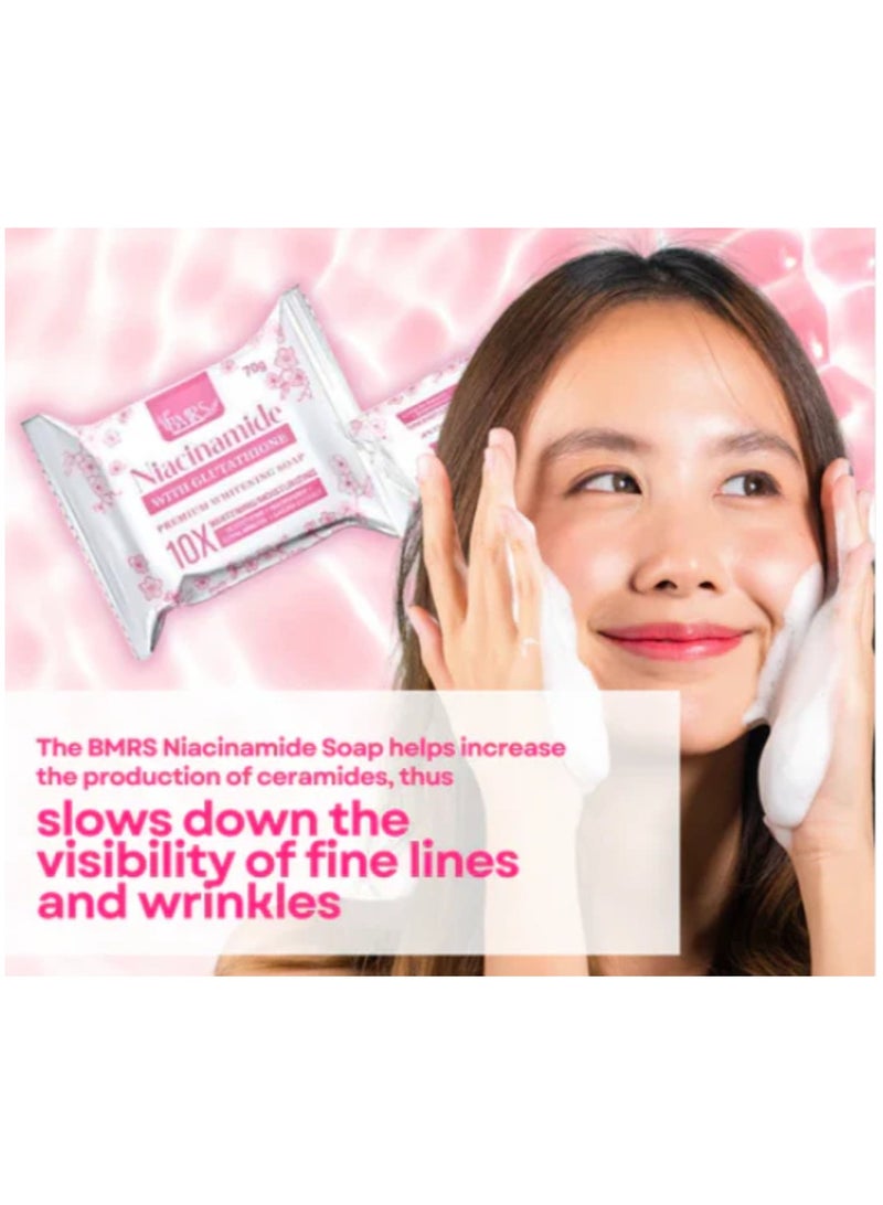 بمارس نياسيناميد مع الجلوتاثيون صابون التبييض الفاخر - Image 2