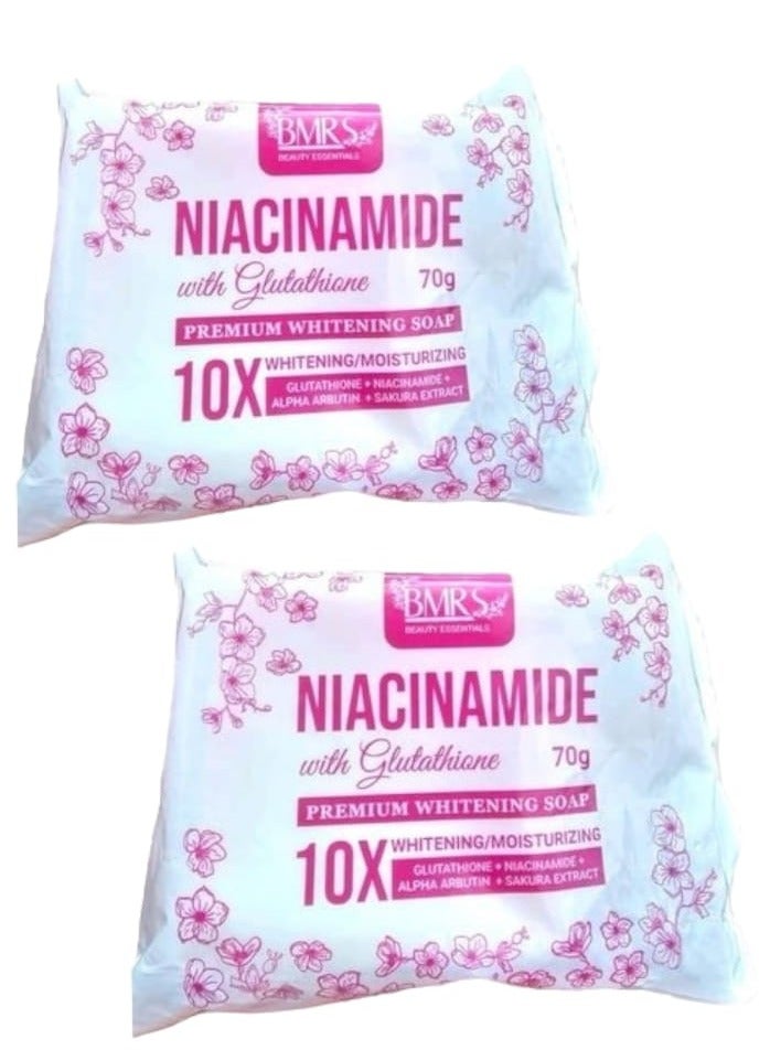 بمارس نياسيناميد مع الجلوتاثيون صابون التبييض الفاخر - Image 1