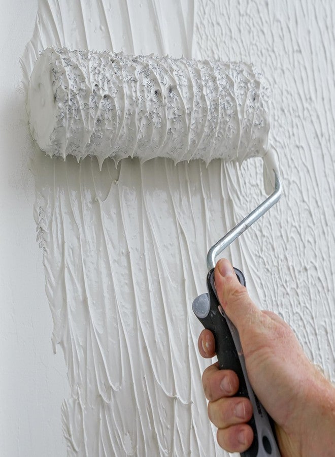 ROLLINGDOG 9" Drywall Compound Roller Cover - Heavy Duty Drywall Texture Roller Putty Roller Brush for Spreading Wall Compound - Image 3