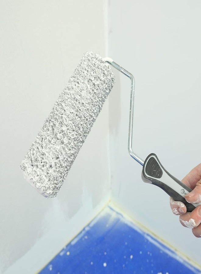 ROLLINGDOG 9" Drywall Compound Roller Cover - Heavy Duty Drywall Texture Roller Putty Roller Brush for Spreading Wall Compound - Image 4