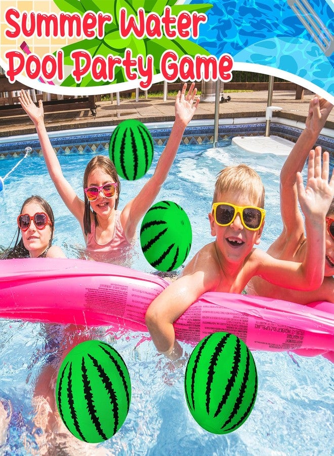 Guiqulai [ 10''+8'' ] 24 Pcs Watermelon Beach Balls Bulk,Mini Beach Balls Inflatable Beach Ball Watermelon Ball for Pool Party Decorations Birthday Party Favors - Image 5