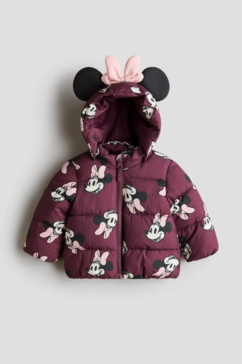 H&M Appliquéd puffer jacket