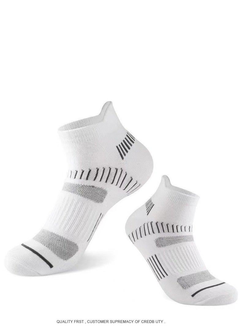 infino جوارب رياضية رجالية (5 عبوات) - قصة منخفضة ، ماصة للعرق ، مقاومة للرائحة ، راحة طوال الموسم - مثالية لأنماط الحياة النشطة ، الجري والملابس اليومية - مجموعة الجوارب المثالية للرجال - Image 3