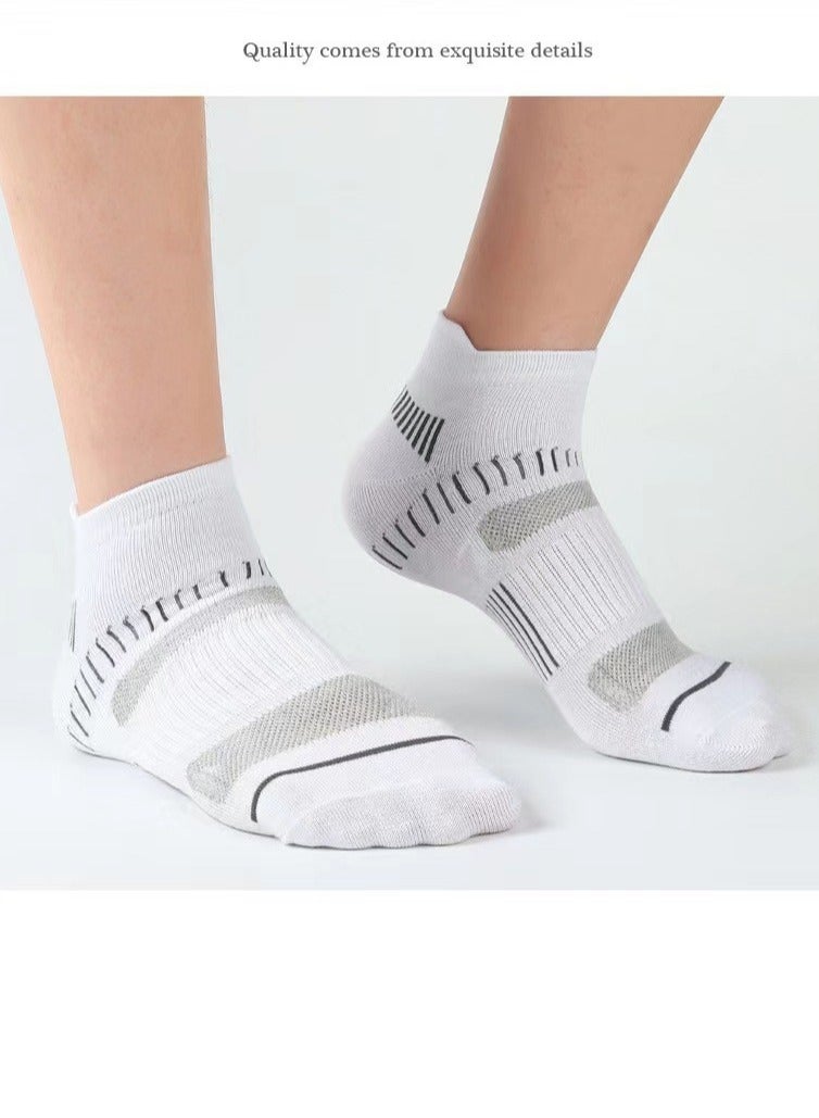 infino جوارب رياضية رجالية (5 عبوات) - قصة منخفضة ، ماصة للعرق ، مقاومة للرائحة ، راحة طوال الموسم - مثالية لأنماط الحياة النشطة ، الجري والملابس اليومية - مجموعة الجوارب المثالية للرجال - Image 2