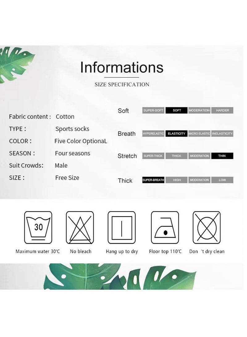 infino جوارب رياضية رجالية (5 عبوات) - قصة منخفضة ، ماصة للعرق ، مقاومة للرائحة ، راحة طوال الموسم - مثالية لأنماط الحياة النشطة ، الجري والملابس اليومية - مجموعة الجوارب المثالية للرجال - Image 4