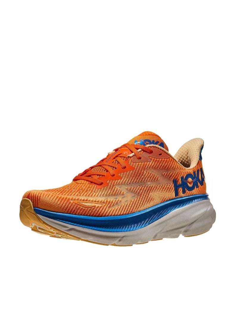Hoka Clifton 9 Outdoor Running Sneakers Orange