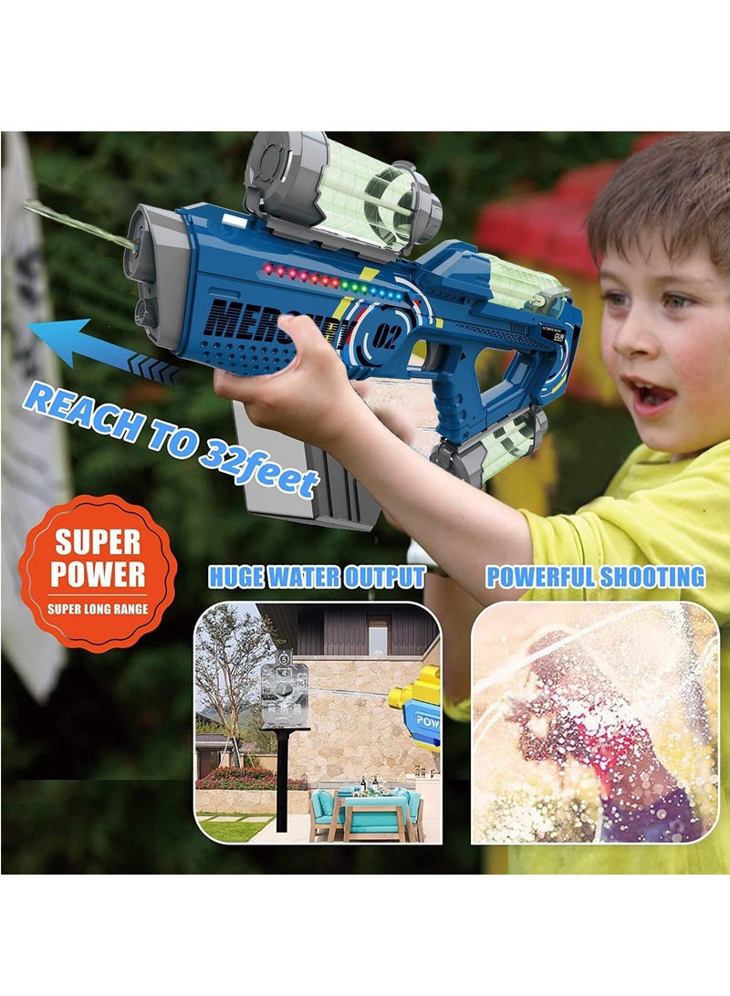 Electric Water Gun Auto Suction Water Guns for Adults&Kids Squirt Guns 39 Ft Range Battery Powered Squirt Gun Automatic Water Blaster Pool Beach Outdoor Party Toys for Kids（750ml） - Image 4