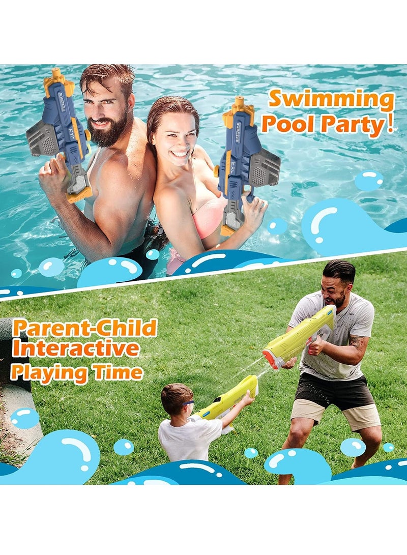 Electric Water Gun Auto Suction Water Guns for Adults&Kids Squirt Guns 39 Ft Range Battery Powered Squirt Gun Automatic Water Blaster Pool Beach Outdoor Party Toys for Kids（750ml） - Image 3