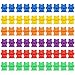 Timoo Colored Counting Bears 60 PCS Color Sorting Bears Green Purple Blue Orange Red Yellow - Image 3