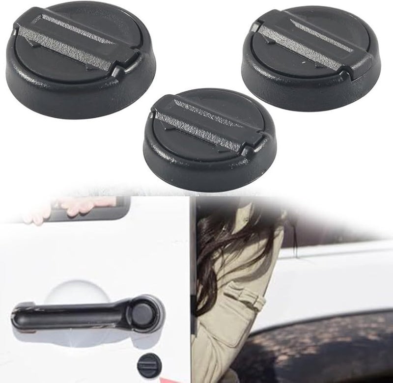 أغطية ثقب المفتاح من السيليكون الأسود لجيب رانجلر JL وجلادياتور JT 2018-2024 - Image 5