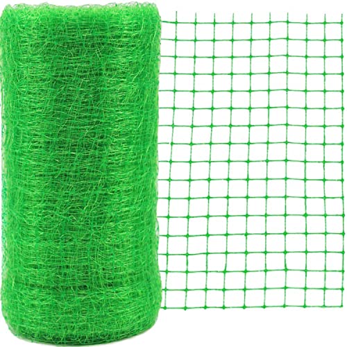 UWIOFF Garden Netting, 7 x 100 FT Bird Netting for Garden Protection, Green Deer Netting for Plants Fruit Trees Vegetables from Birds, Squirrels, Other Animals - Image 1