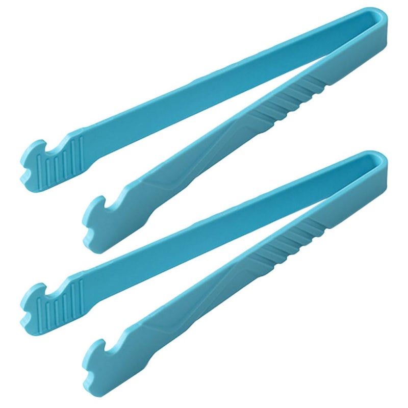 Lake Blue 2 قطعة مجموعة ملقط شواء متعددة الوظائف للشواء في الهواء الطلق وتقديم الطعام والحفلات - Image 2