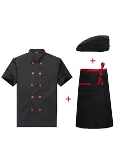 NIBEMINENT Chef Jacket Western Restaurant Chef Uniform Double Breasted Bakery Cafe Cooking Clothes Hotel Staff Wear  - Image 1