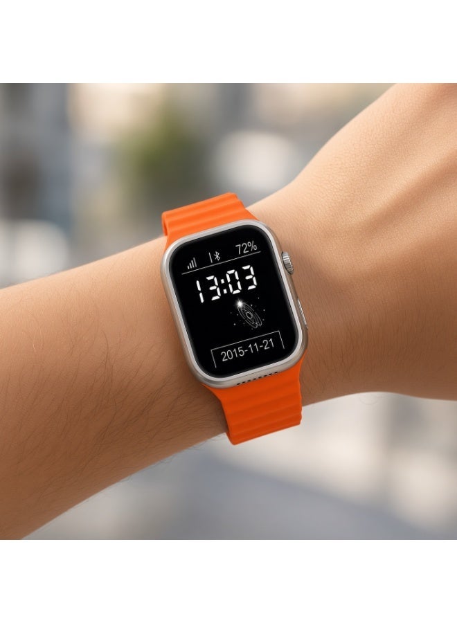 Smartberry C90 Ultra 4G Smart Watch with Dual SIM Support, Full Touchscreen, Detachable Design, Cellular Connectivity, Bluetooth Calling, Fitness Tracking, Digital Smartwatch for Men & Women - Image 4