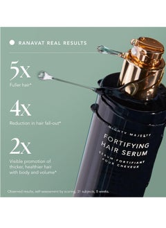 RANAVAT BOTANICS RANAVAT Mighty Majesty - Fortifying Hair Serum - Hair Oil Serum for Scalp Hydration, Frizz Control, & Hair Shine - With Jasmine and Amla Extract (1.7 oz)  - Image 3