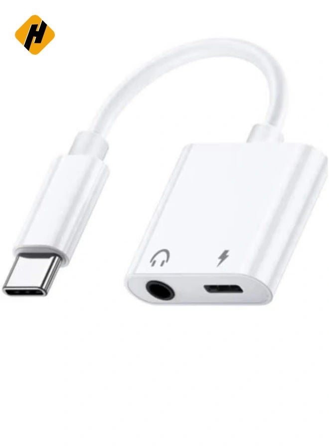 HuHa USB C to Headphone Jack Adapter with 3.5mm Aux Audio and Type C Charger Dongle Converter USBC Earphone Adaptor for Google Pixel 4 4XL 3 3XL 2 2XL,Samsung Note 10 , iPad Pro 2020 2019 2018 and More - Image 2