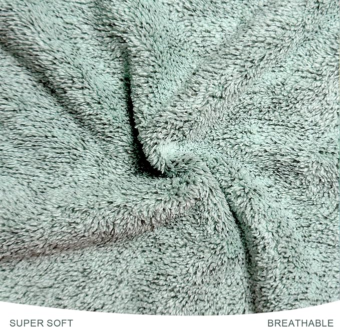 PHOGARY Microfibre Face Cloth Reusable Makeup Remover Cloth Cleansing Cloths for Face Microfibre Soft Facecloths Makeup Cleanser Towel Flannel Face Cloth Pack 6 Washable 8 x 8in Brown - Image 3