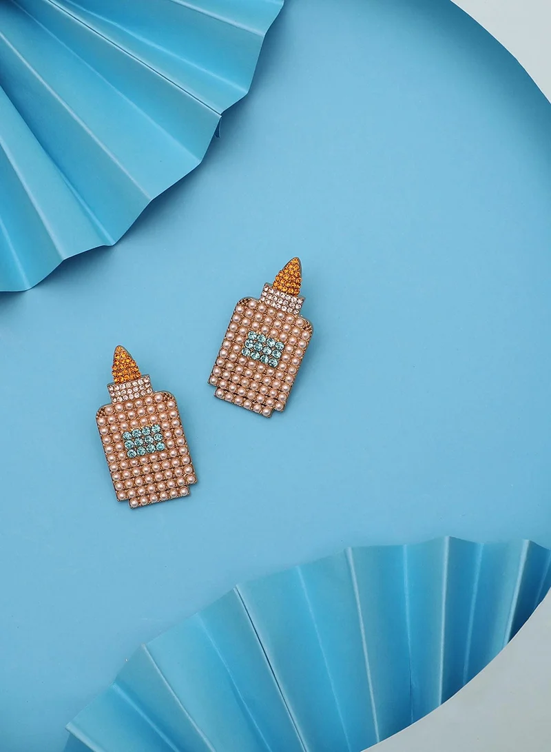 SOHI Casual Artificial Stud Earring Jewellery