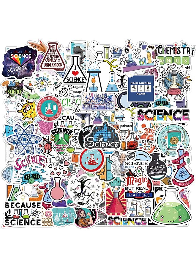Ant Science Stickers Pack, 50 Pcs Physics Chemistry Biology Experiment Stickers for Hydroflask Laptop Water Bottle for Kids Teens Students Teachers, Waterproof Vinyl Laboratory Stickers Decal  - Image 1