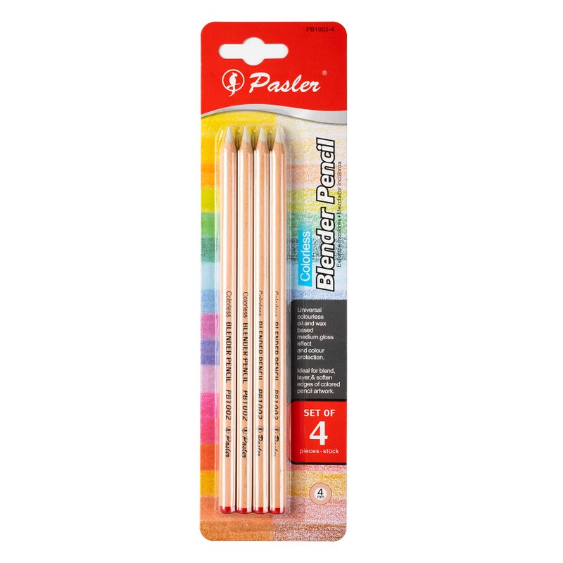 Pasler Colorless Blender Pencils - Professional Blender Pencil for blend,layer & soften edges of colored pencil artwork (4 count) - Image 5