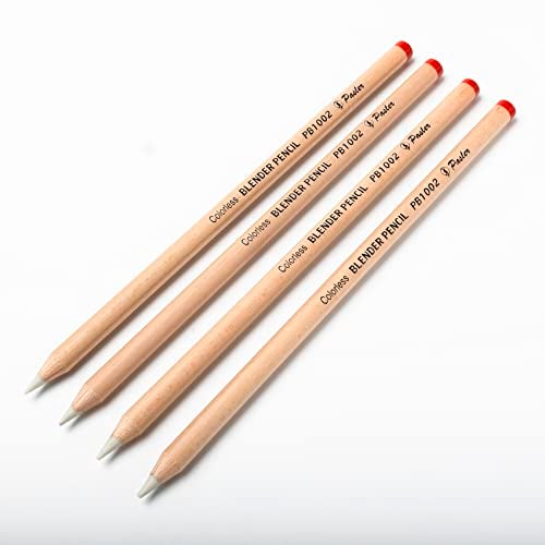 Pasler Colorless Blender Pencils - Professional Blender Pencil for blend,layer & soften edges of colored pencil artwork (4 count) - Image 2