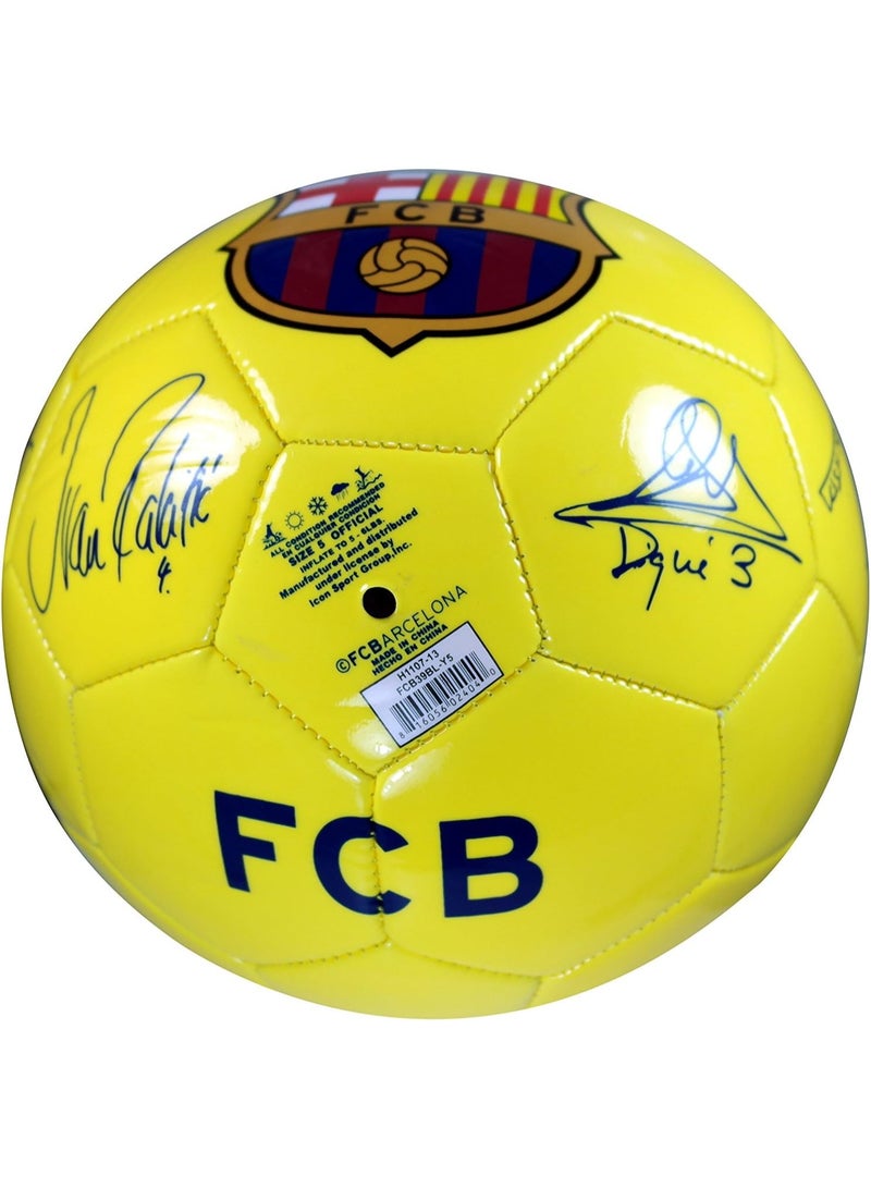 Icon Sports كرة قدم FC Barcelona أصلية مرخصة مقاس 5-13-3 - Image 2