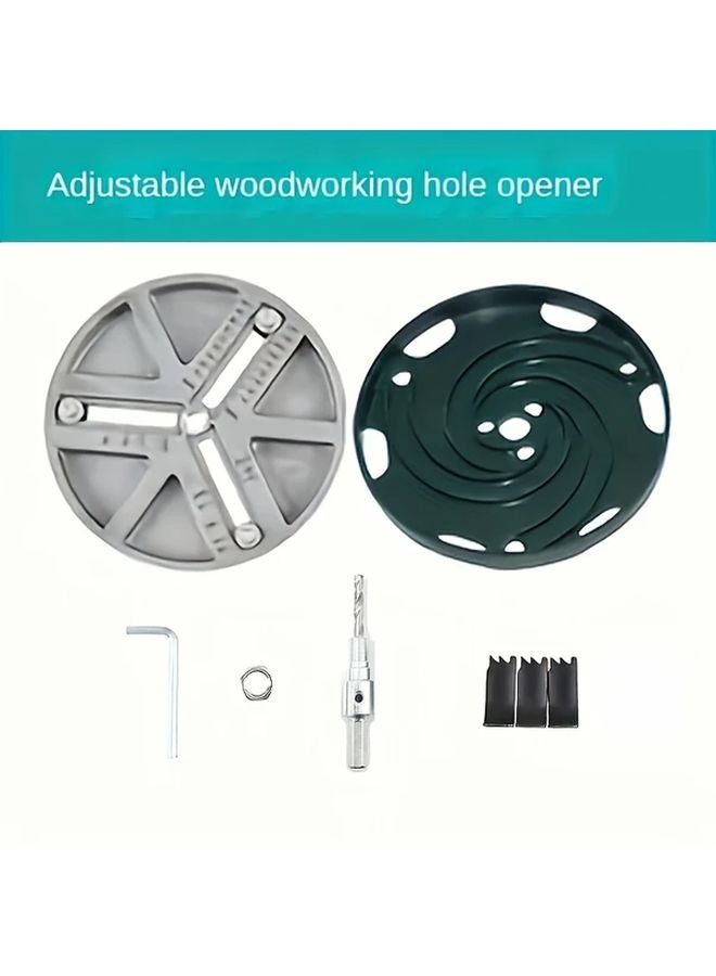 مجموعة شفرات منشار ثقاب قابلة للتعديل، 3 شفرات من 1.7 إلى 5 بوصة للخشب والبلاستيك والمعدن - Image 1