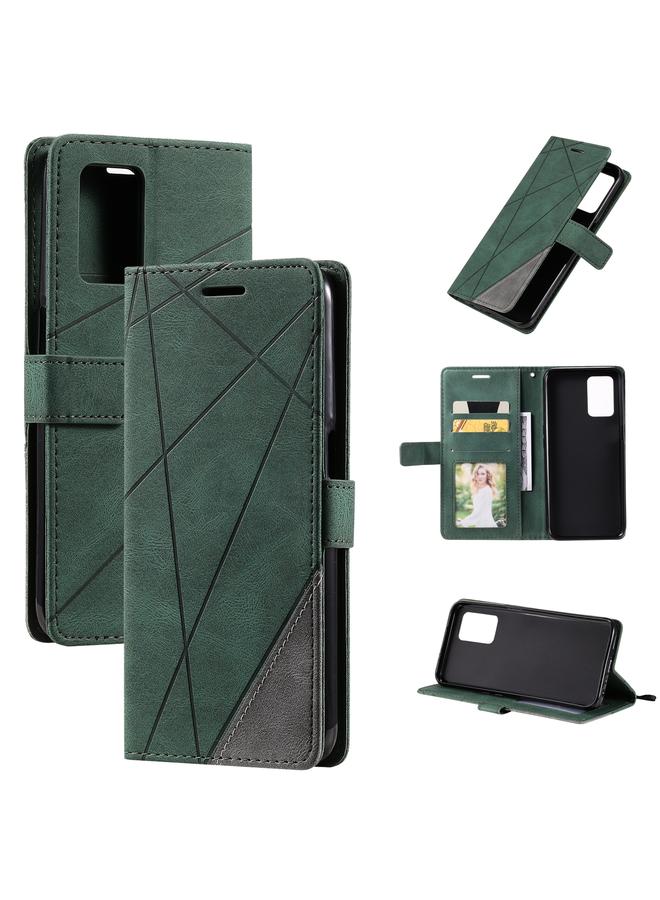 اس-توب جراب لهاتف OPPO Realme V13 5G جراب جلدي أفقي قابل للطي مع حامل وفتحات للبطاقات ومحفظة وإطار للصور - Image 1