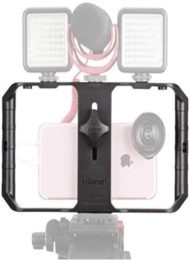 Ulanzi Ulanzi U Rig Pro Smartphone Video Rig Phone Video Stabilizer Grip Tripod Mount for iPhone Andriod 
