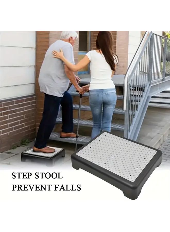 1 قطعة مقعد خطوة متين مقاوم للانزلاق للكبار وكبار السن للاستخدام الداخلي والخارجي - Image 4