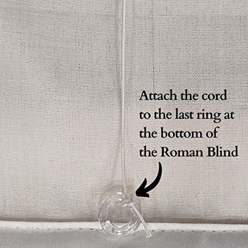 FAPBADRI Plastic Transparent Roman Rings Used in Blinds - 100 Pieces - Image 2