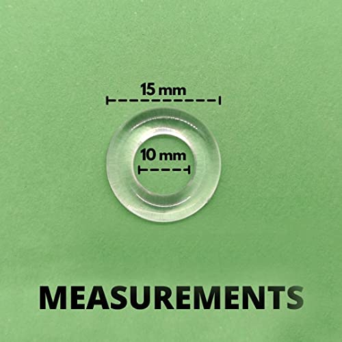FAPBADRI Plastic Transparent Roman Rings Used in Blinds - 100 Pieces - Image 3
