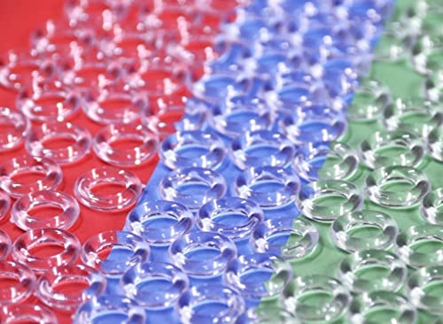 FAPBADRI Plastic Transparent Roman Rings Used in Blinds - 100 Pieces - Image 4