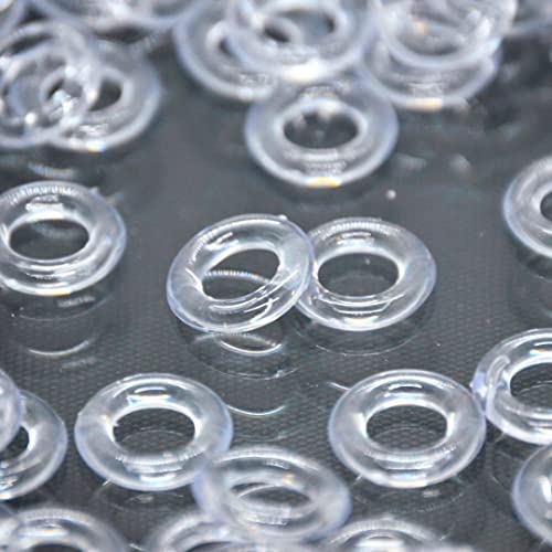 FAPBADRI Plastic Transparent Roman Rings Used in Blinds - 100 Pieces - Image 5
