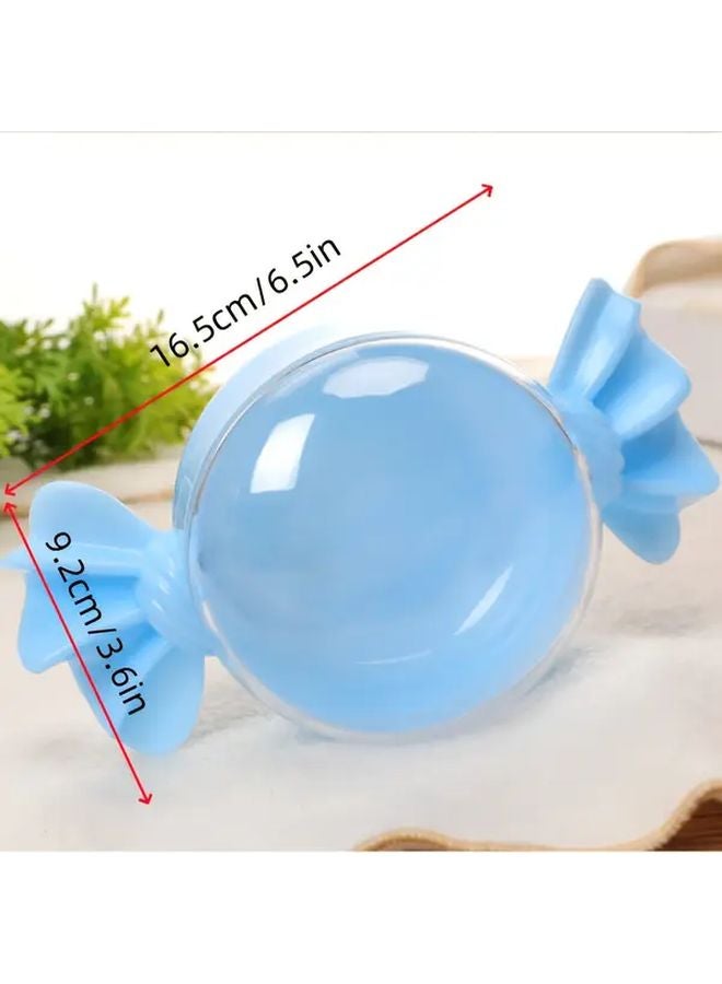 6pcs Blue Candy Shaped Gift Box with Lid Wedding Favors Party Containers - Image 4