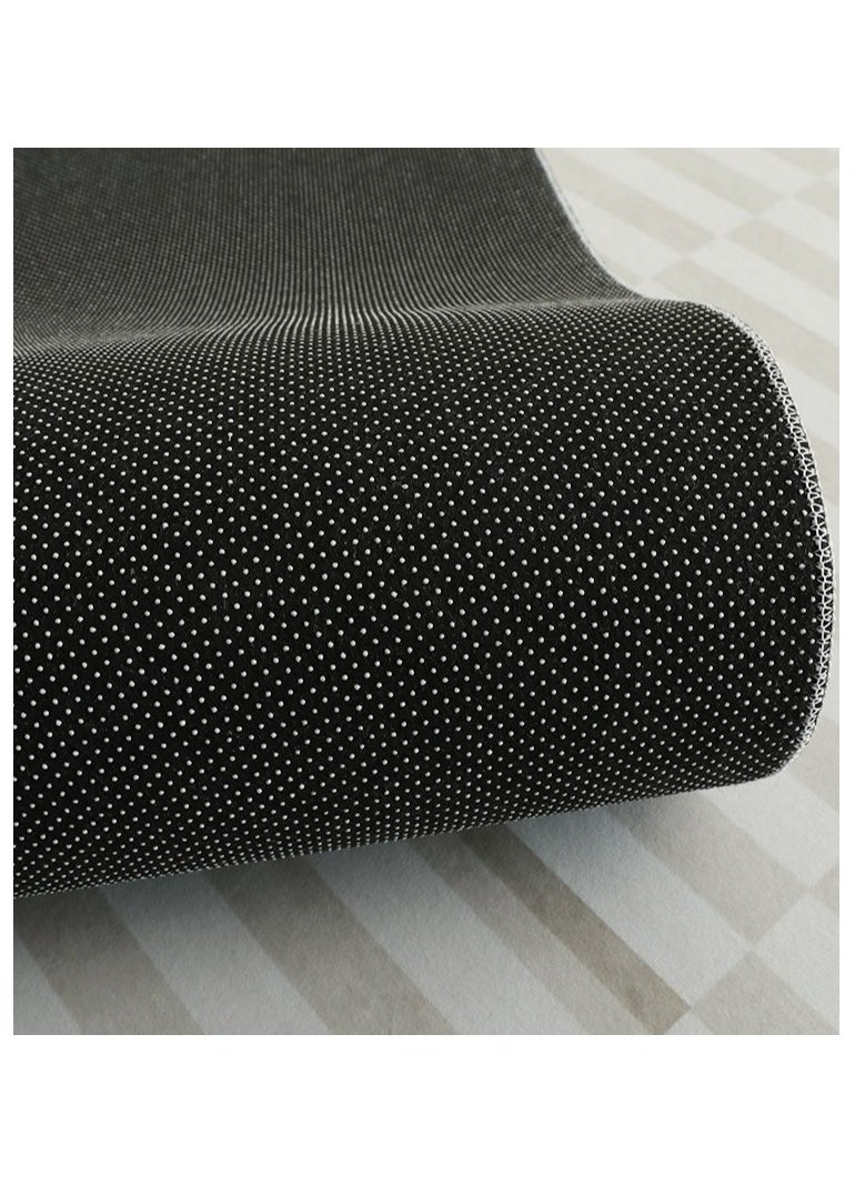 Modern Wool Fluffy Floor Mat Carpet with Anti slip High Pile Bottom with Upgraded Foam (Size 120×160CM)