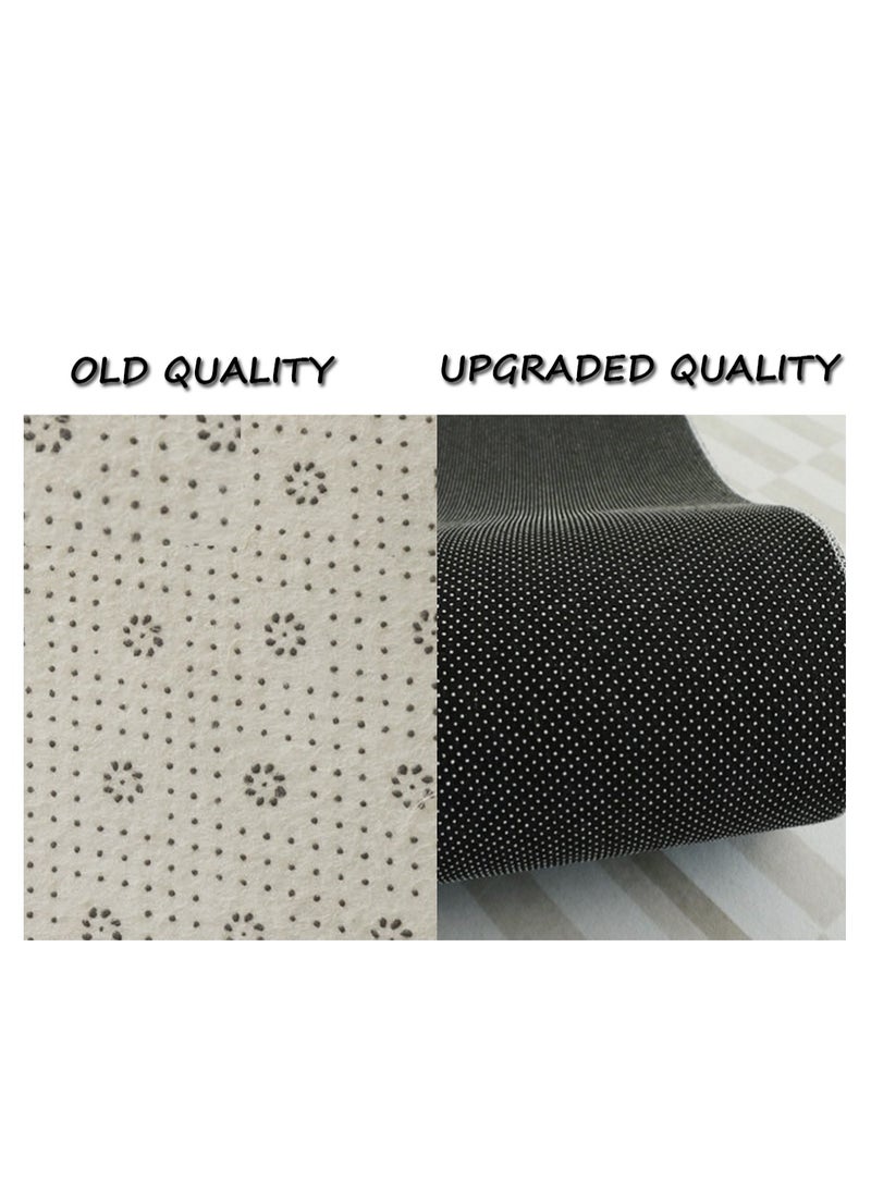 Modern Wool Fluffy Floor Mat Carpet with Anti slip High Pile Bottom with Upgraded Foam (Size 120×160CM)