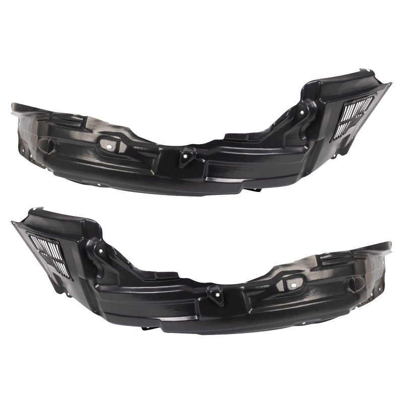 TRQ Inner Fender Liner Set Compatible with 20102015 Mitsubishi Lancer MI1248131 MI1249125