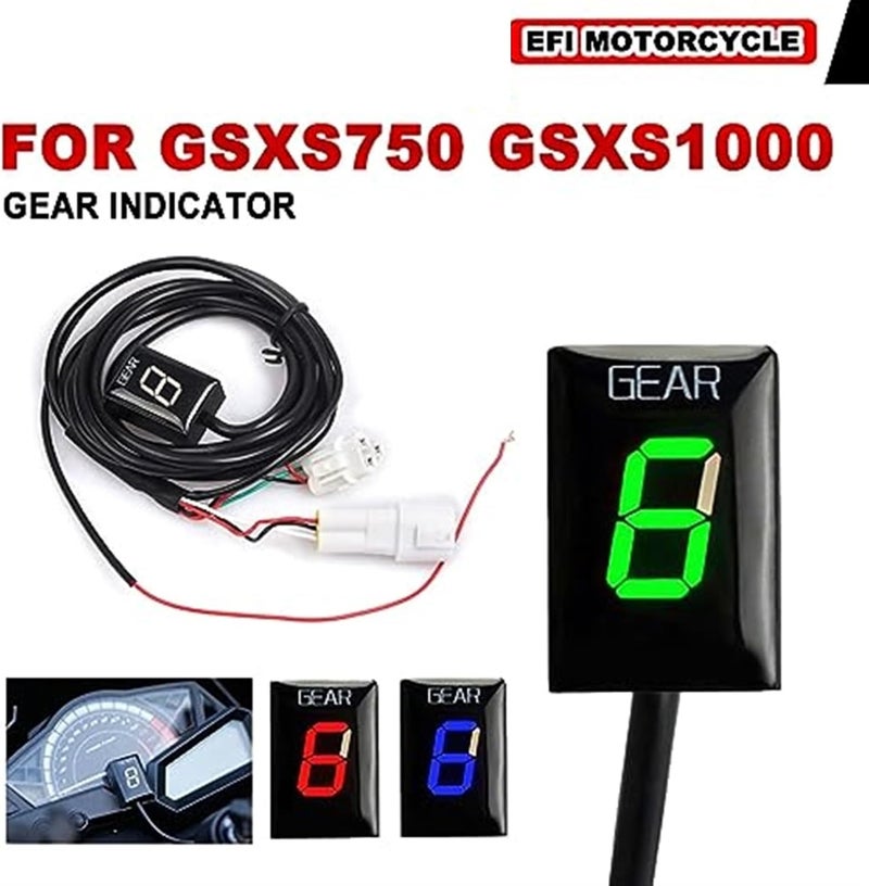 Wivplex Motorcycle 1-6 Speed Gear Indicator - Image 2