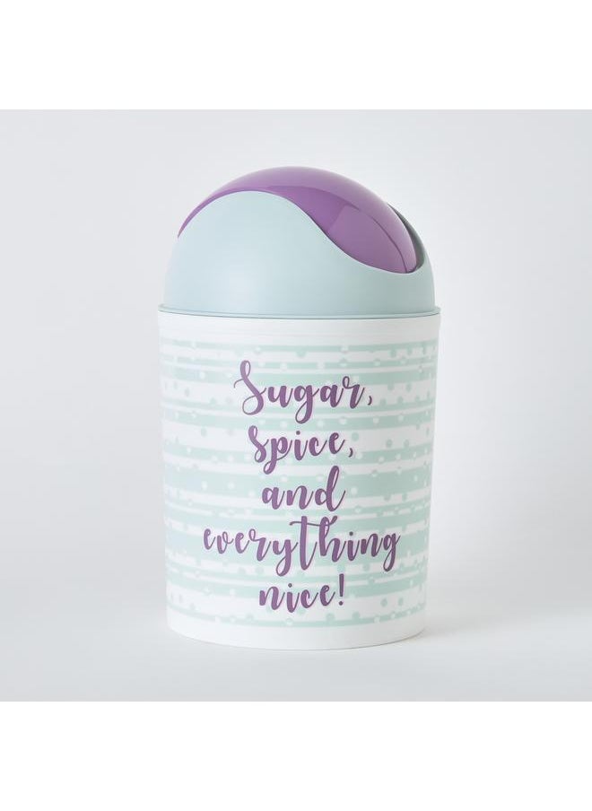 Home Box Ivy Meadows Gemini Dustbin - 19x31 cm  - Image 5