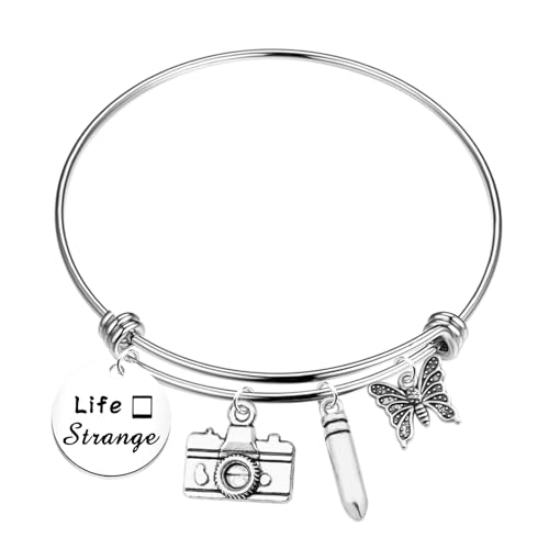 FAADBUK Video Game Inspired Bracelet Chloe and Max Lover Gift Chloe and Max Charm (Life Is Bracelet) - Image 1