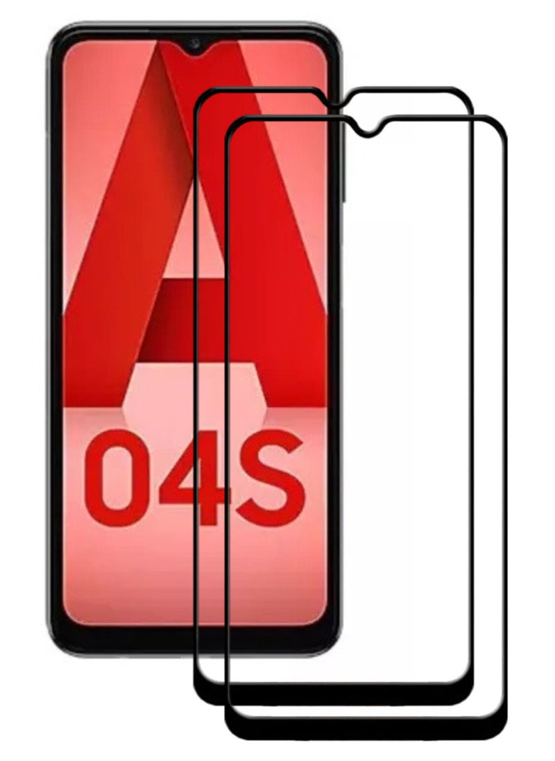 ACLIX 2 Pieces Antistatic ESD Dustproof Premium Quality High Definition Tempered Glass Screen Protector Designed For Samsung Galaxy A04s - Image 1