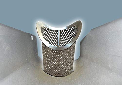 Drain-Net 3" x 8" Long Trench Drain Strainer Insert - Stainless Steel - Image 2