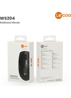 WS204 Wireless 1200DPI 3-Button Optical Black Mouse - pzsku/Z952892C97F26600FE674Z/45/_/1739962255/81fe6381-2dba-46f6-85bf-4c1c4aae7445