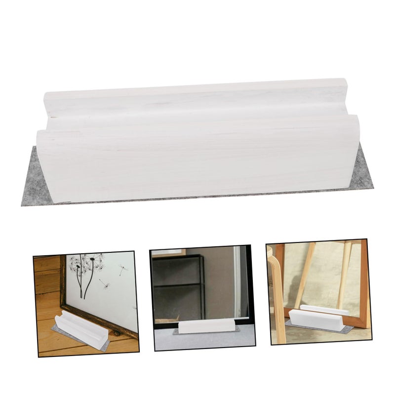 Wooden Mirror Stand Holder Base for Full Floor Mirror and Artwork Display Rack - Image 3