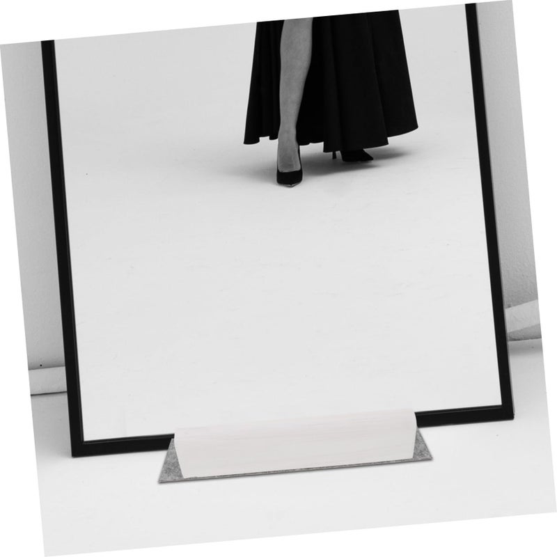 Wooden Mirror Stand Holder Base for Full Floor Mirror and Artwork Display Rack - Image 4