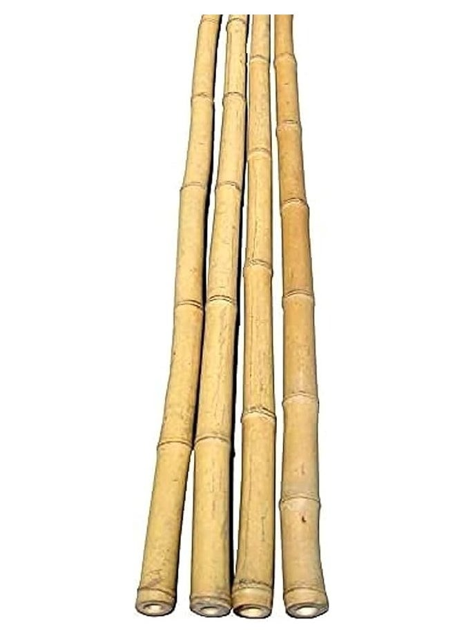 WADI ZAMZAM CARPENTRY BAMBOO STICKS 4PC SET 200CM LENGTH DURABLE AND DECORATIVE STICKS  - Image 2